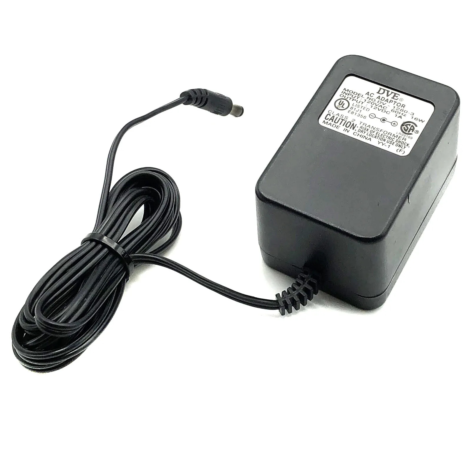 100% Brand New & High Quality Genuine 12VDC 1A 12W DVE AC DC Wall Adaptor Model No: DVS